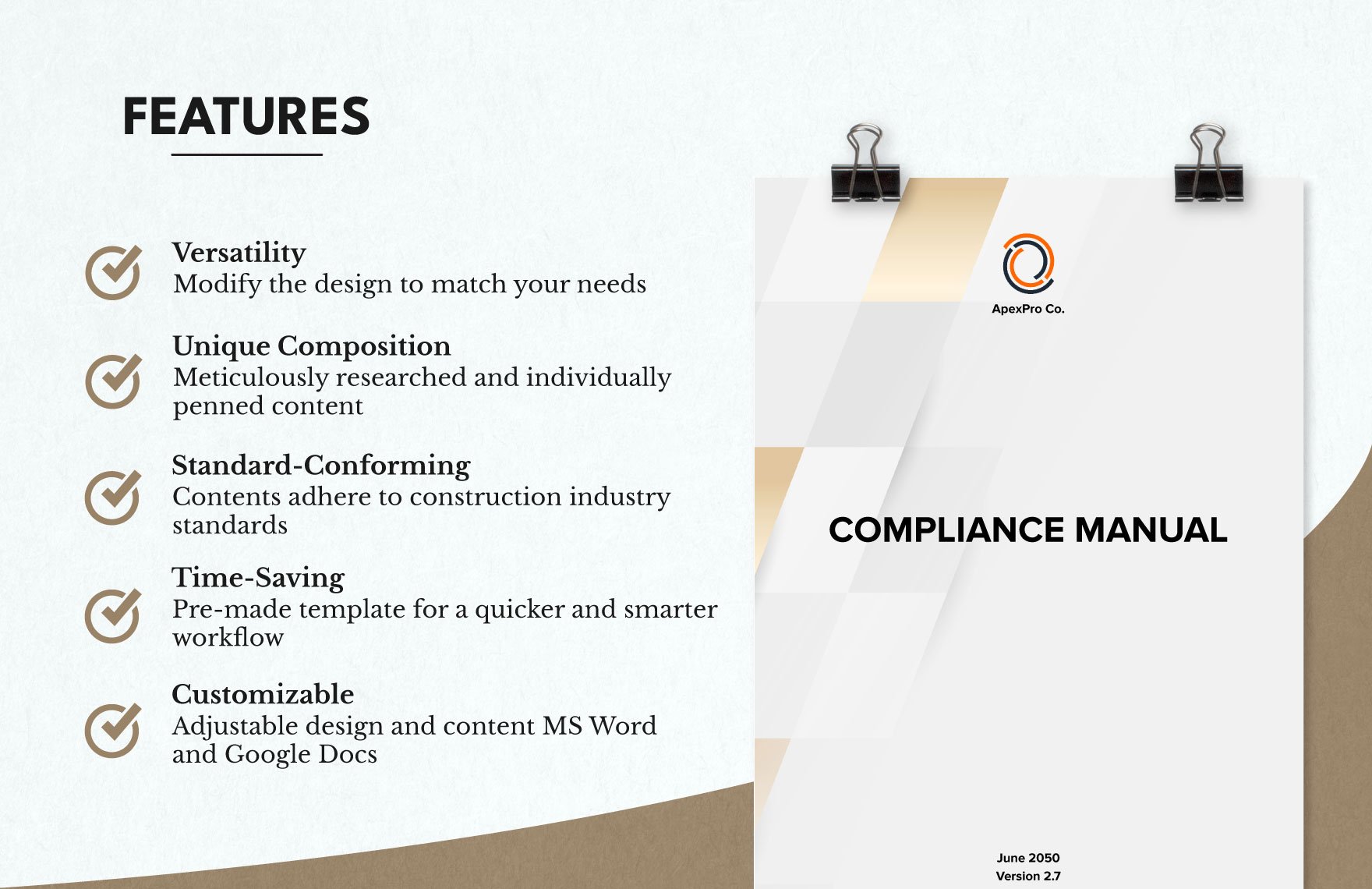 Compliance Manual Template