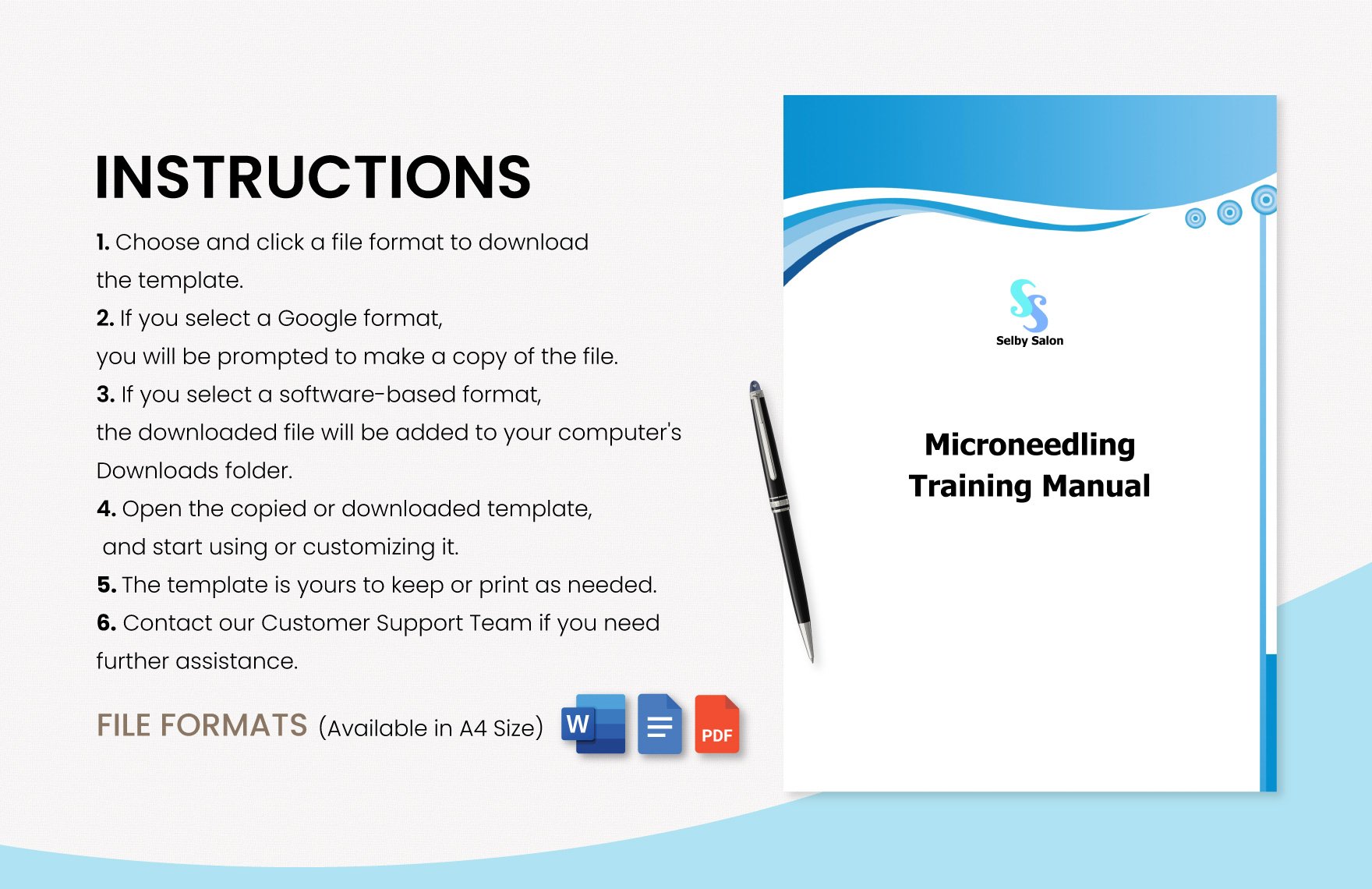 Microneedling Training Manual Template