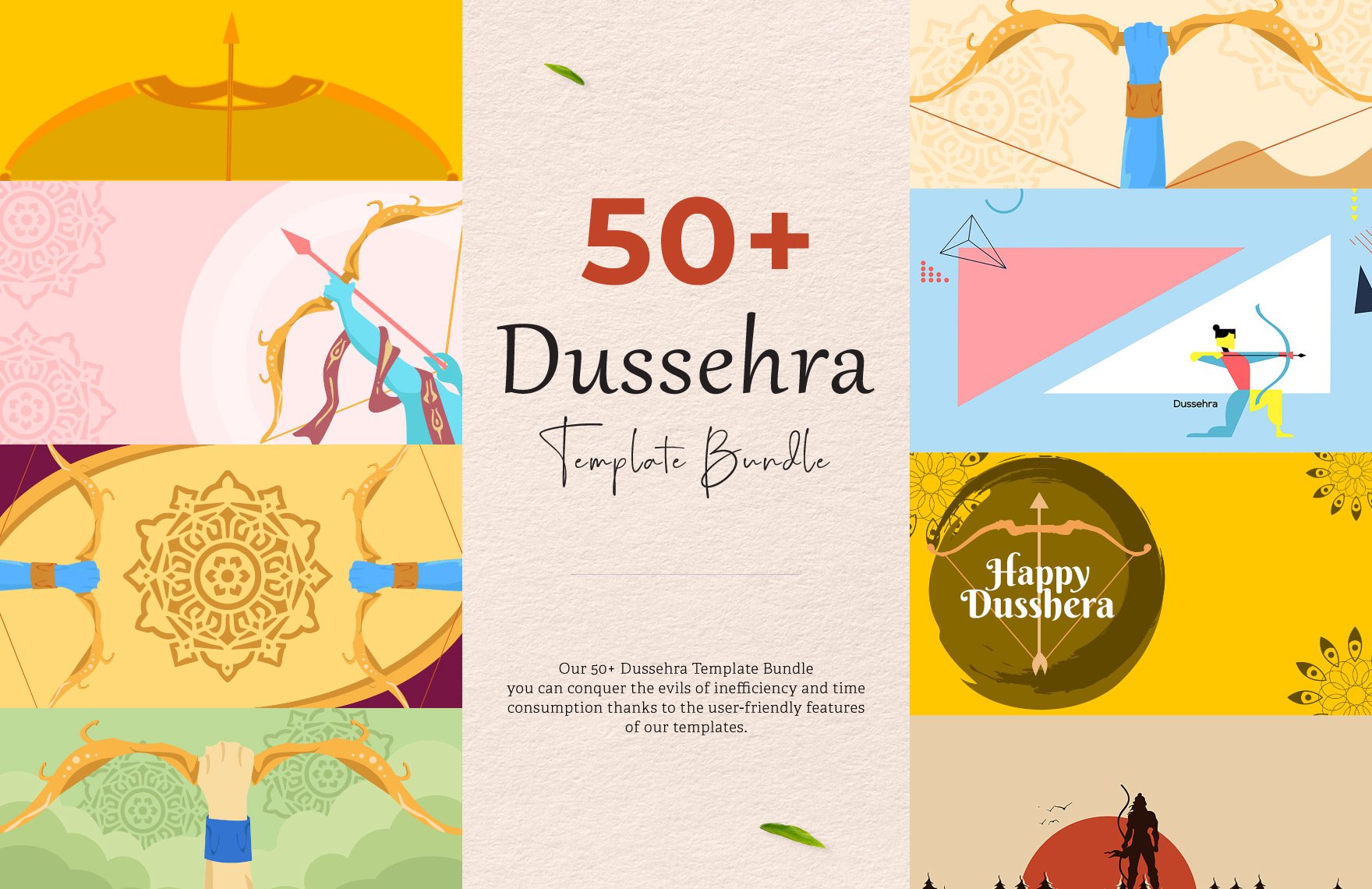 50+ Dussehra Template Bundle