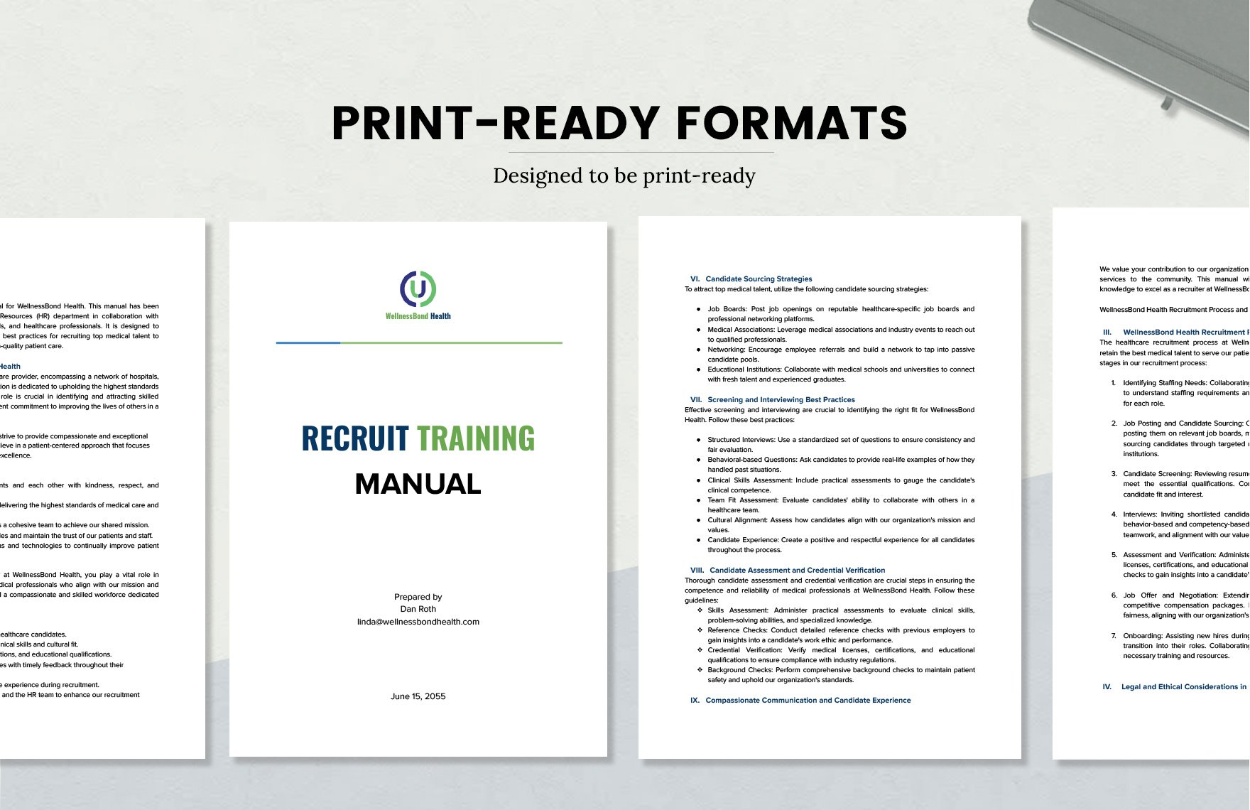 Recruiter Training Manual Template