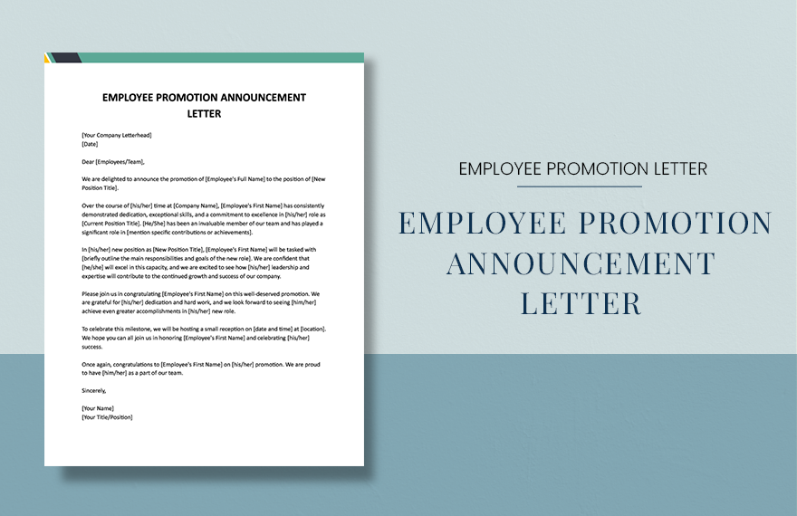 11+ Promotion Recommendation Letters - Free Sample, Example Format Download