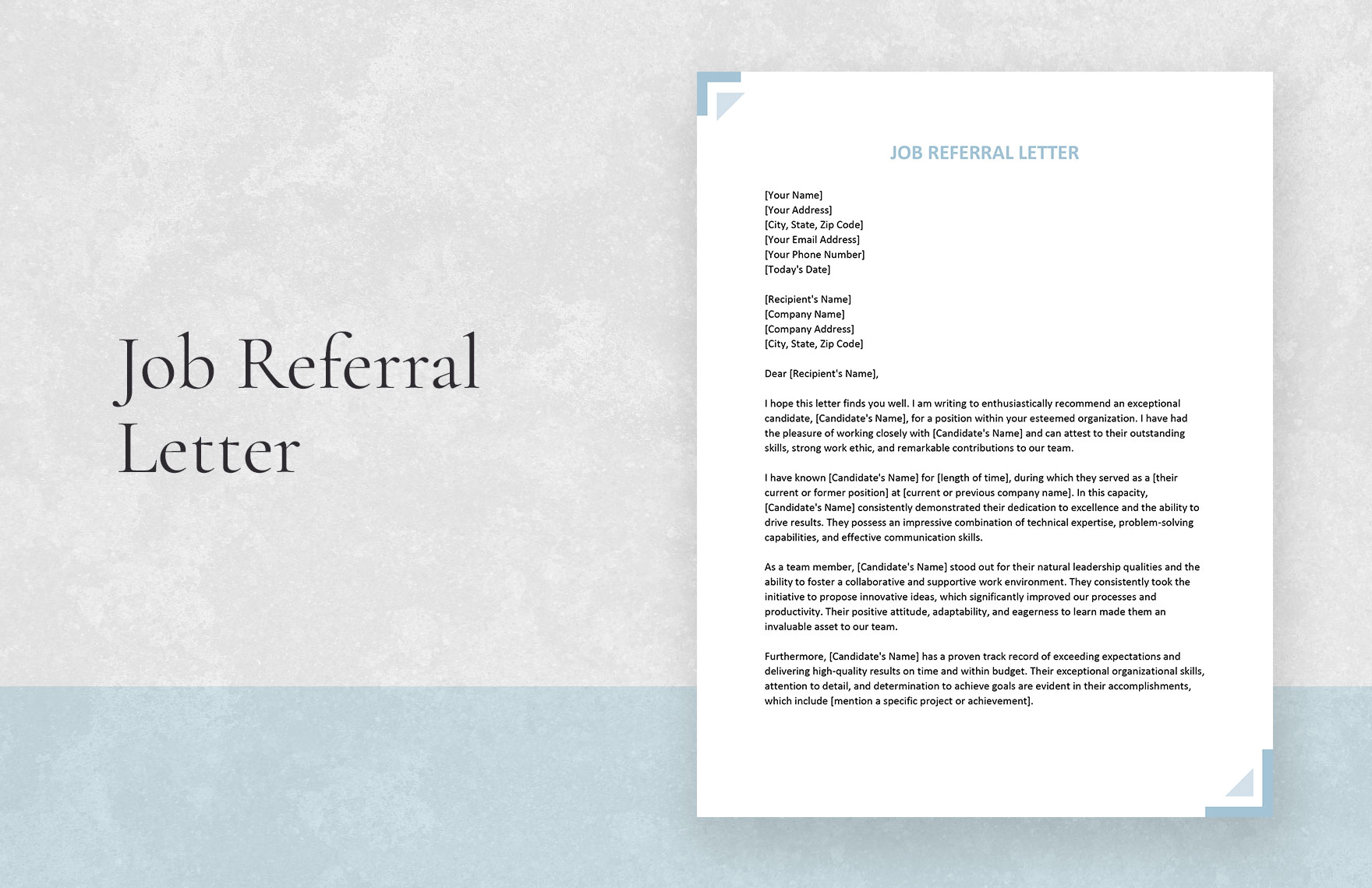 Referral Letter In Word Google Docs Pages Download Template Referral Letter In Word Google Docs Pages Download Template