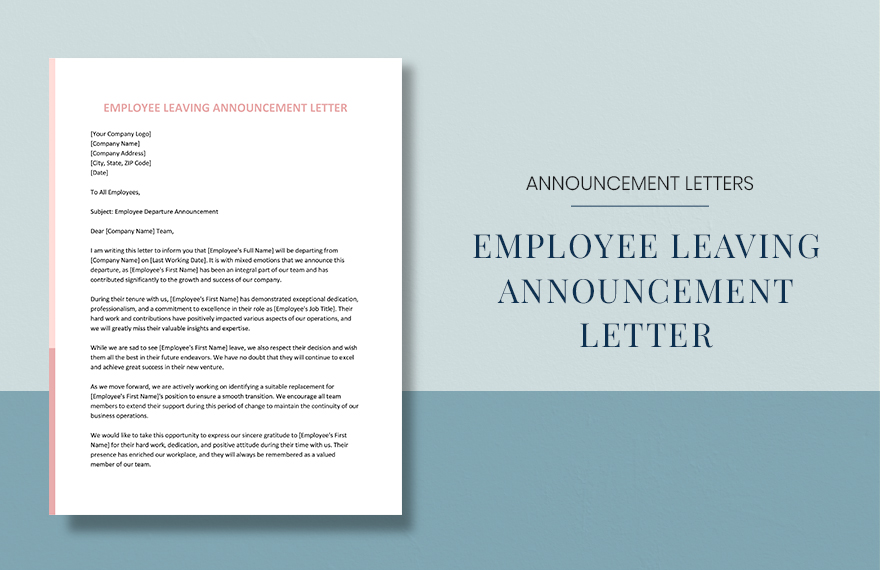 FREE Employee Appraisal Letter Template - Download in Word, Google Docs ...