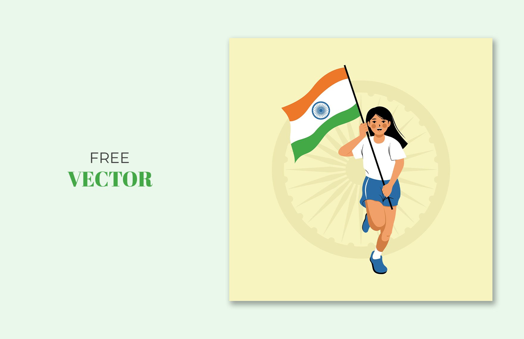 India Independence Day Vector