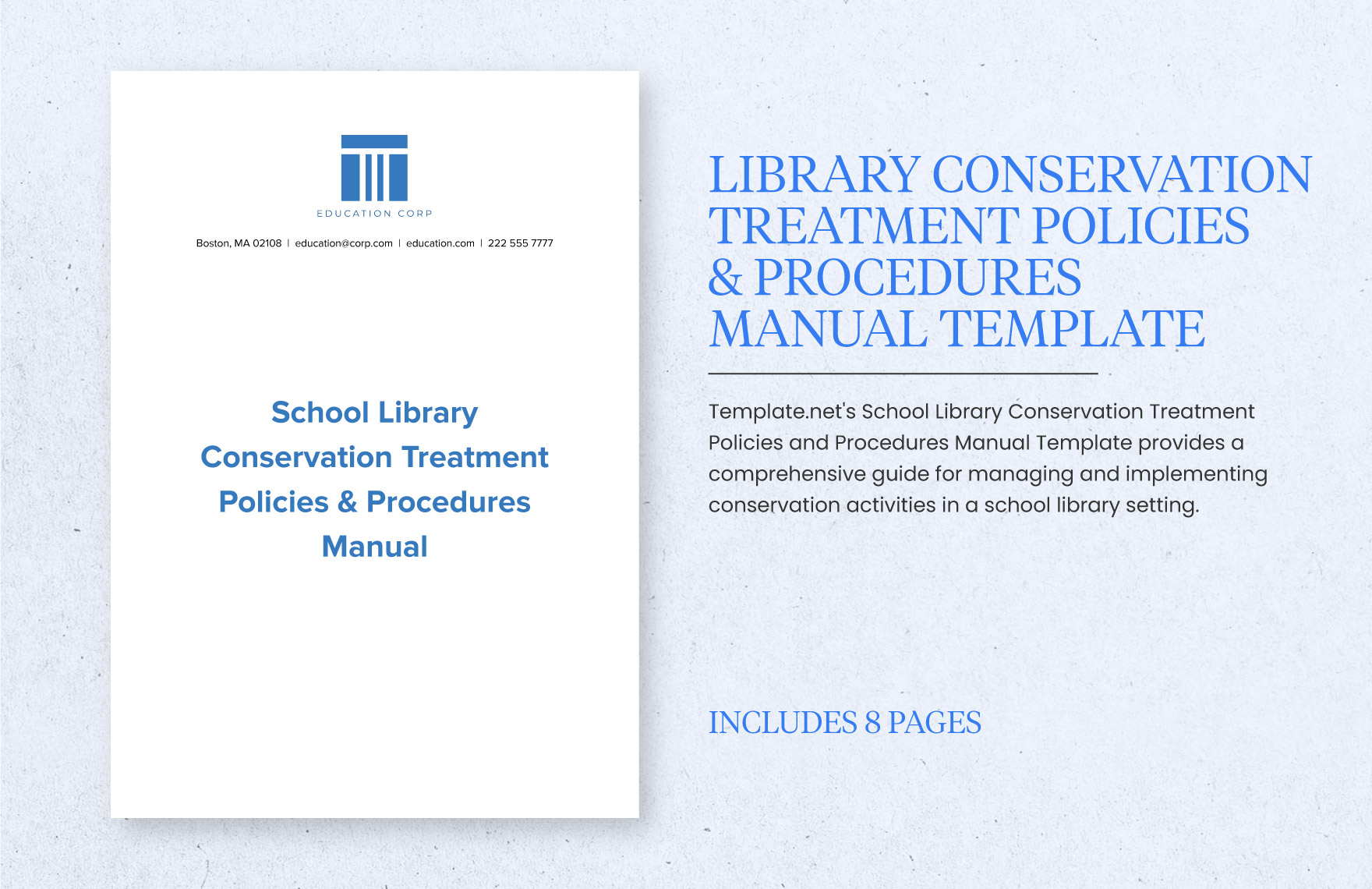 School Library Conservation Treatment Policies And Procedures Manual 