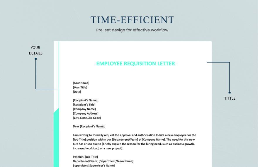 Employee Requisition Letter
