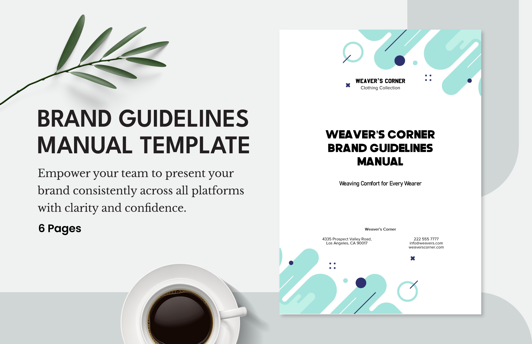 Brand Guidelines Manual Template