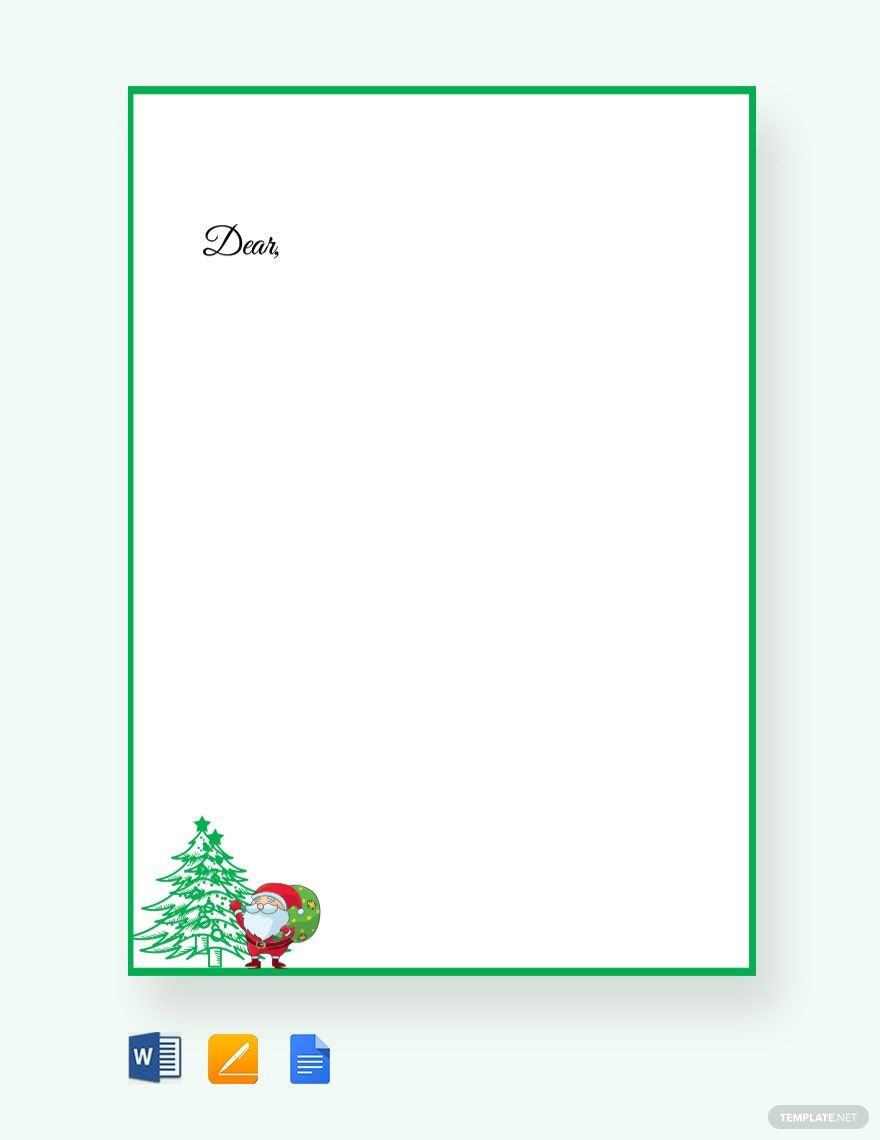 Christmas Tree Paper Template In Google Docs Pages Word Download