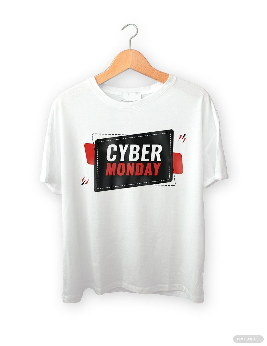 Cyber Monday T-shirt Design Template