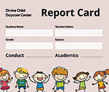 Free Kindergarten Report Card Template in Adobe Photoshop, Adobe ...