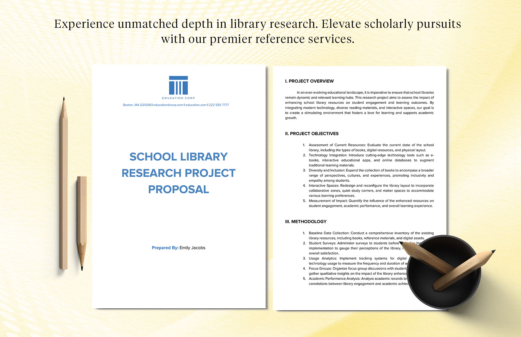 library research projects