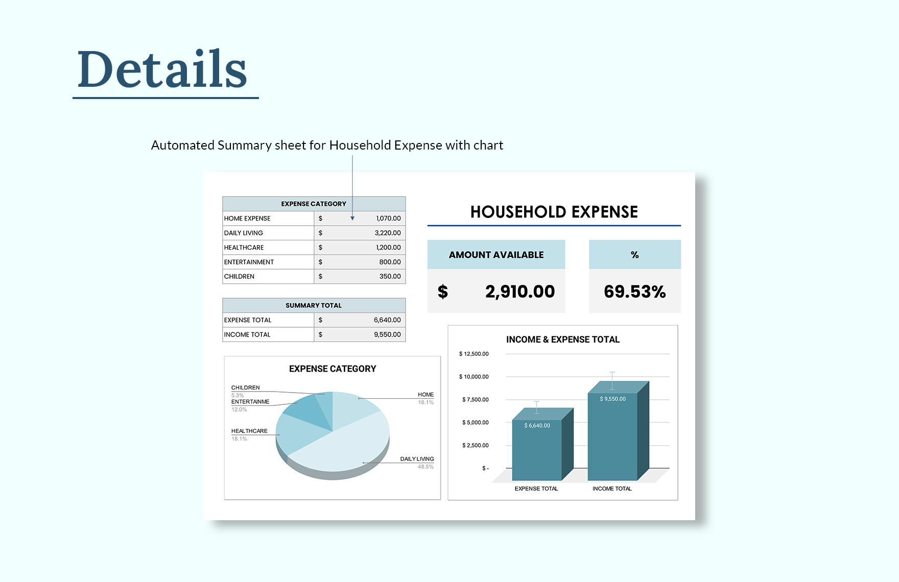 Household Expense Template