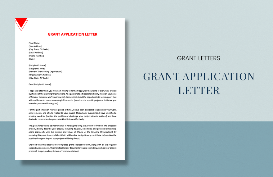 Grant Application Letter