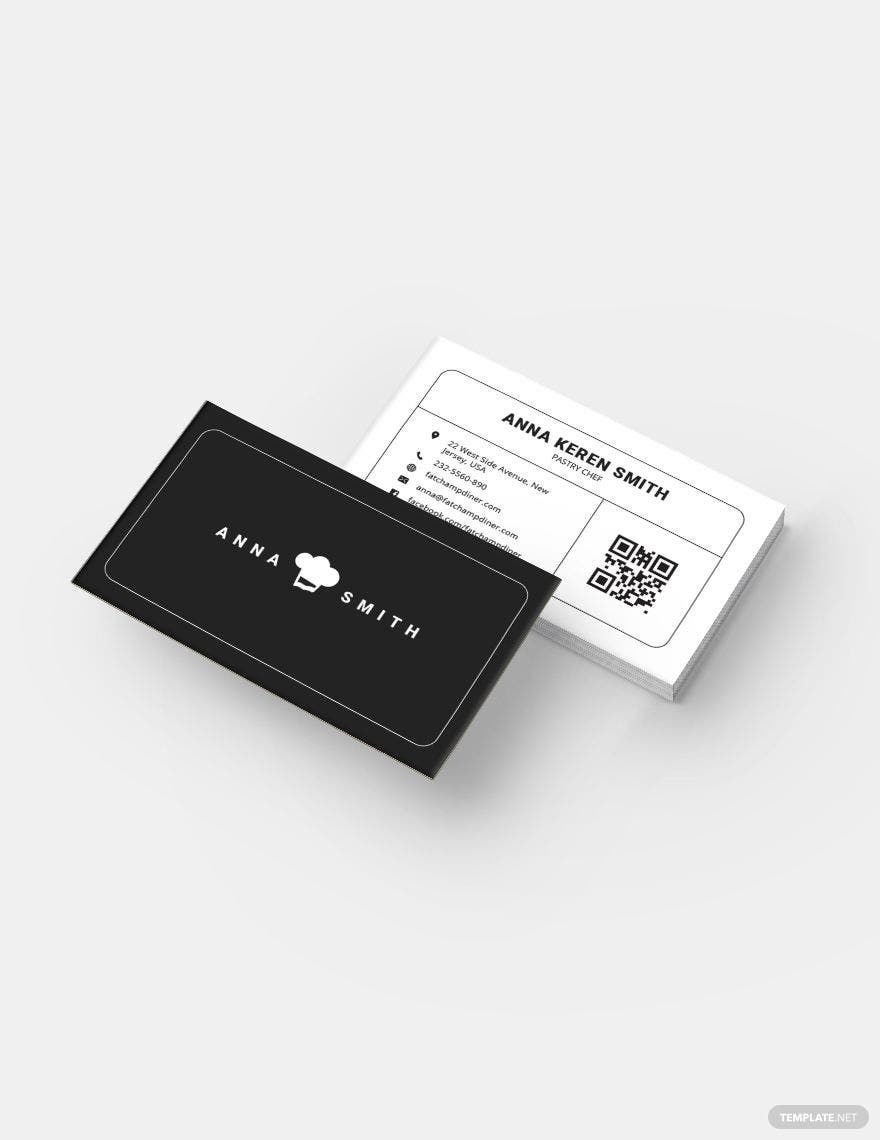 Free Creative Chef Business Card Template
