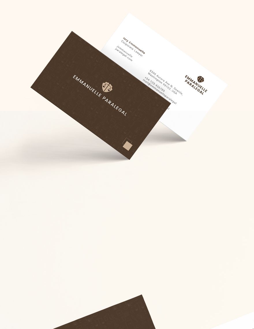 Creative Lawyer Business Card Template