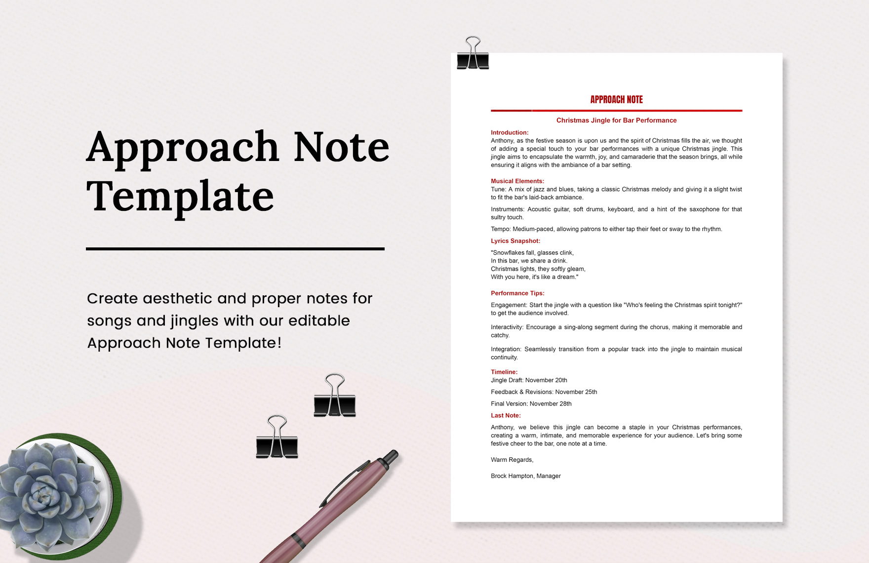 Editable Handover Note Templates In Word To Download