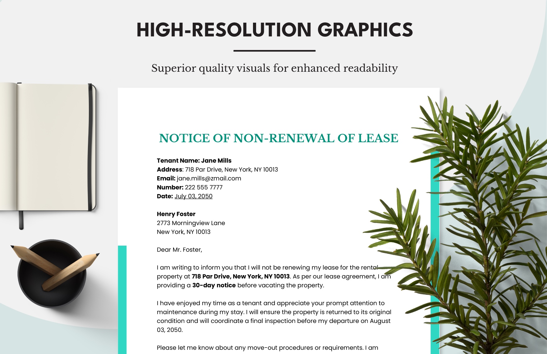 Sample Notice Letter Template