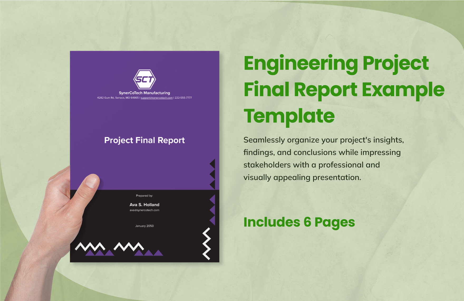 Engineering Project Final Report Example Template Download In Word 