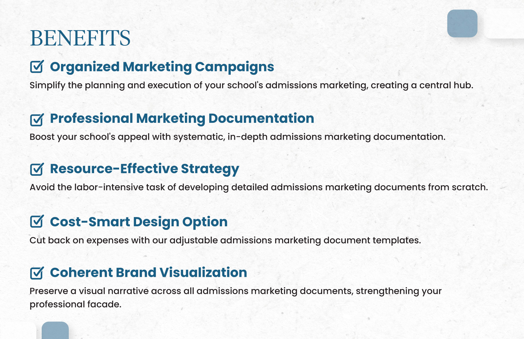 School Admissions Marketing Strategy Template