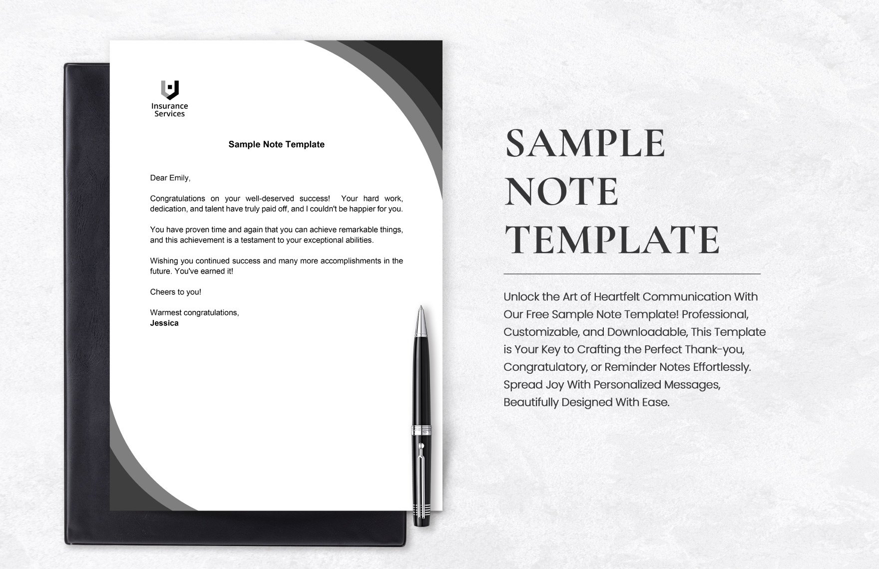 Free Sample Note Template