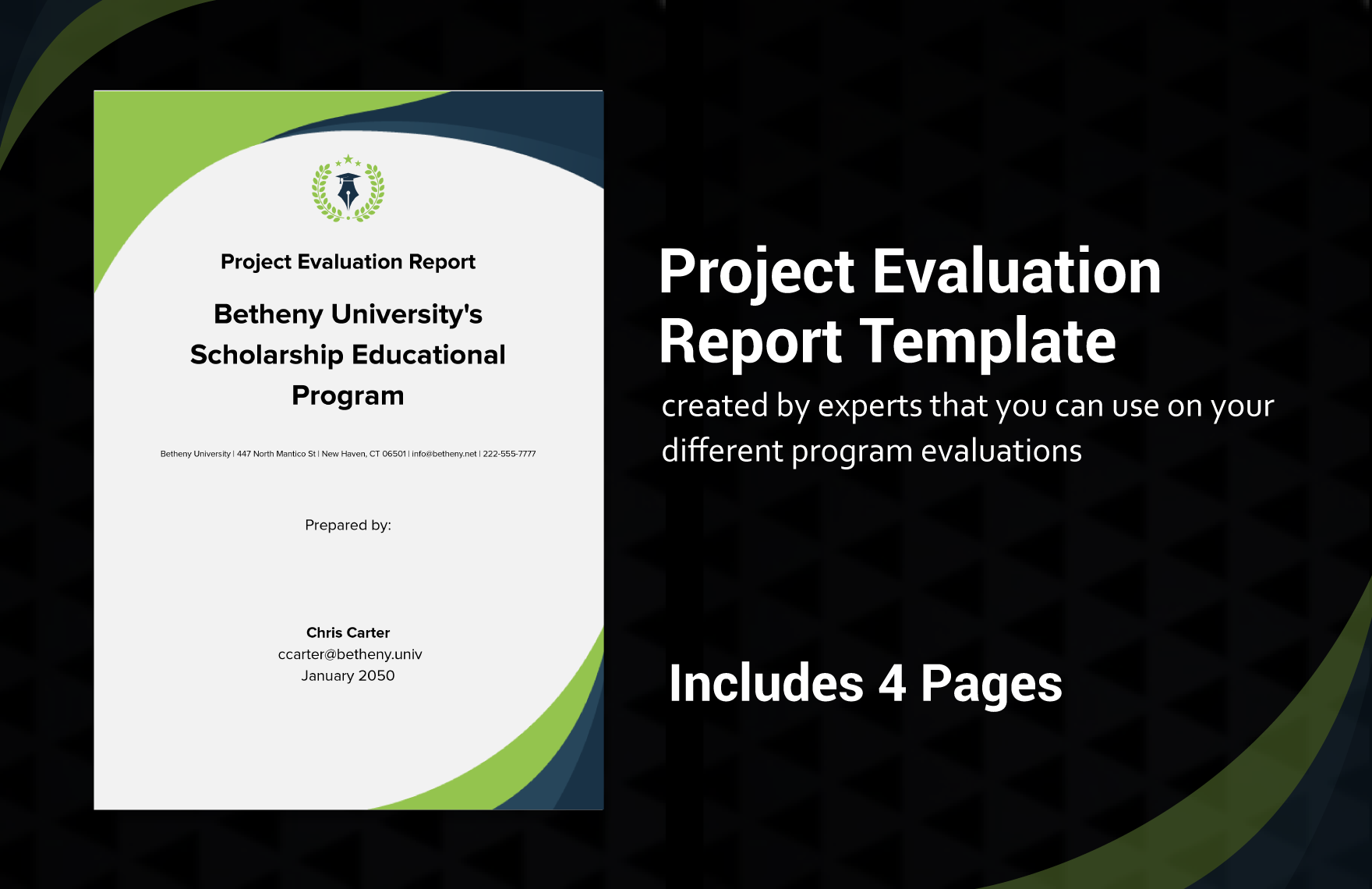 Project Evaluation Report Template in Word, Google Docs, PDF, InDesign