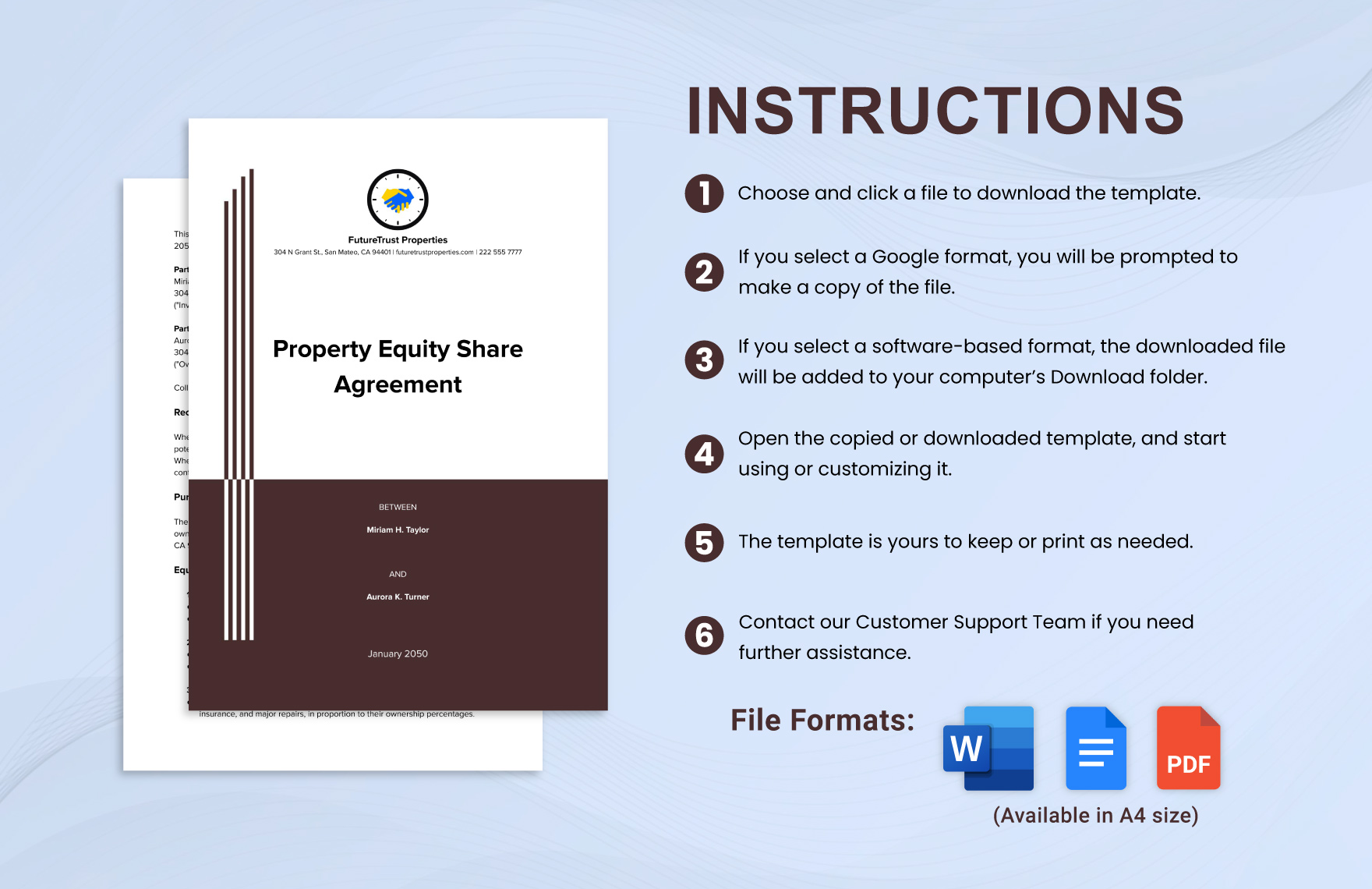 Property Equity Share Agreement Template