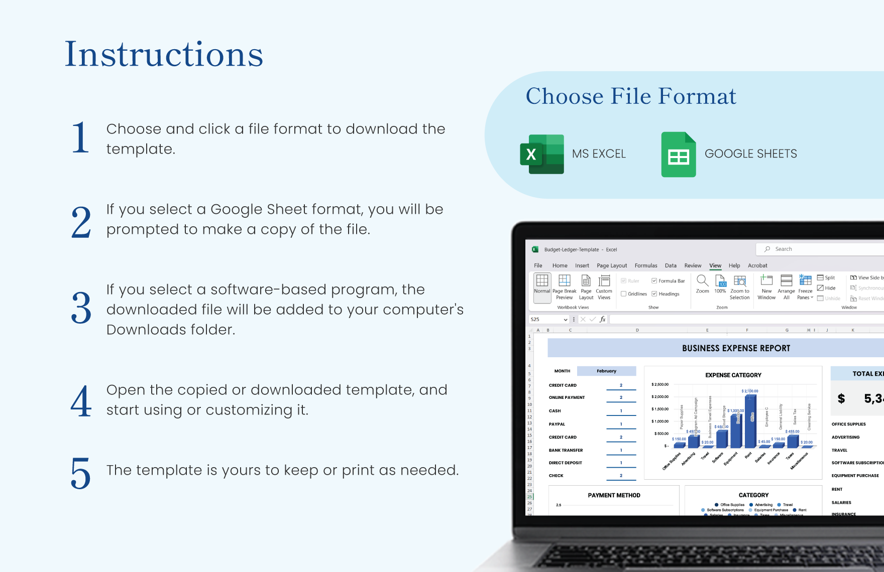 Business Expense Report Template