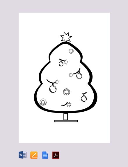 21+ Coloring Pages Christmas Tree