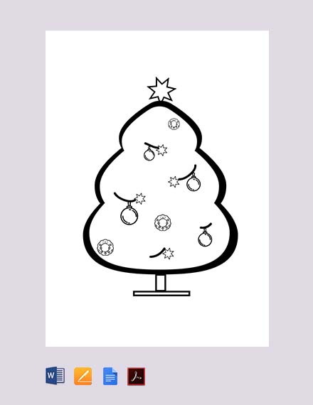 Free 32+ Christmas Tree Templates, Free Printable PSD, EPS, PNG, PDF ...
