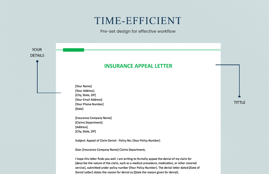 Insurance Appeal Letter