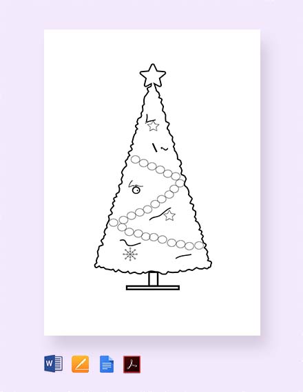 Small Christmas Tree Template