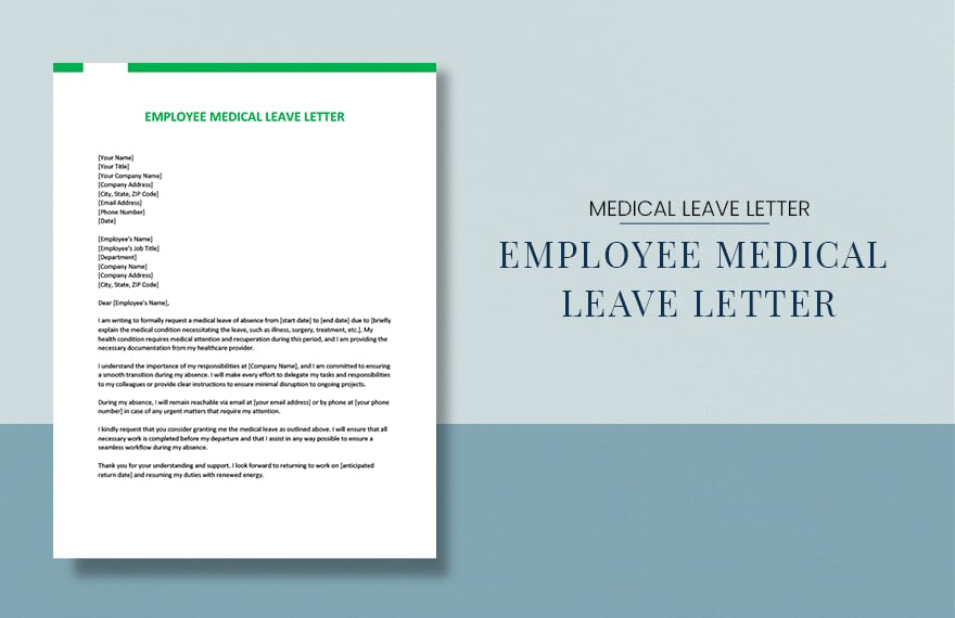 Employee Medical Leave Letter
