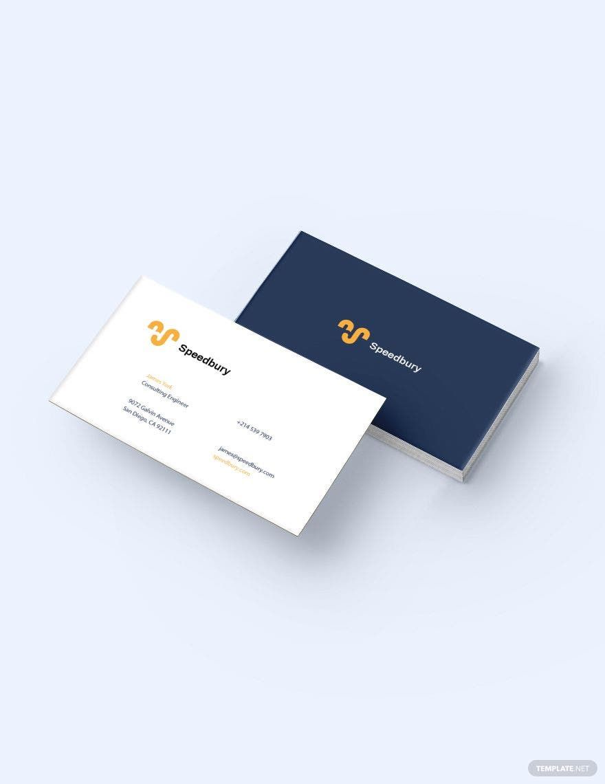Consulting Engineer Business Card Template
