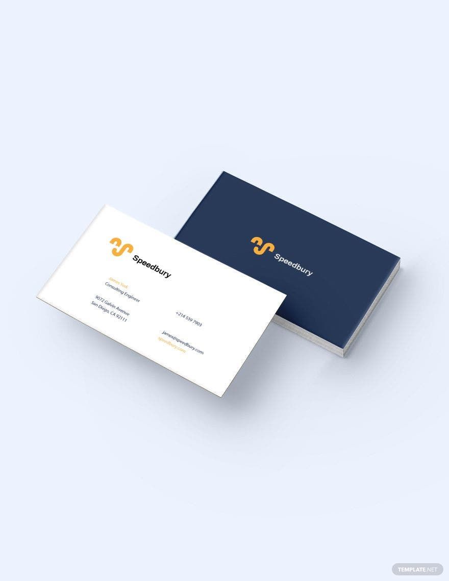 Consulting Engineer Business Card Template in Word, Google Docs, Illustrator, PSD, Apple Pages, Publisher