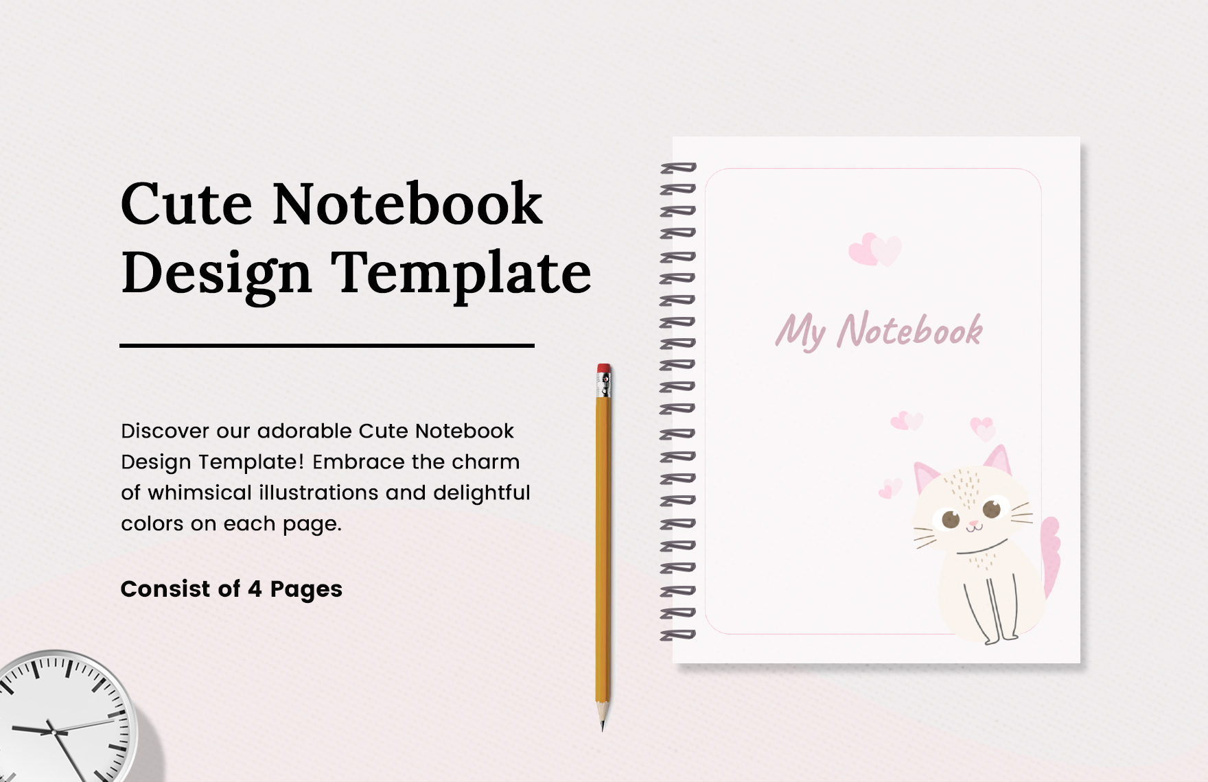 FREE Notebook Journal PDF Template Download Template
