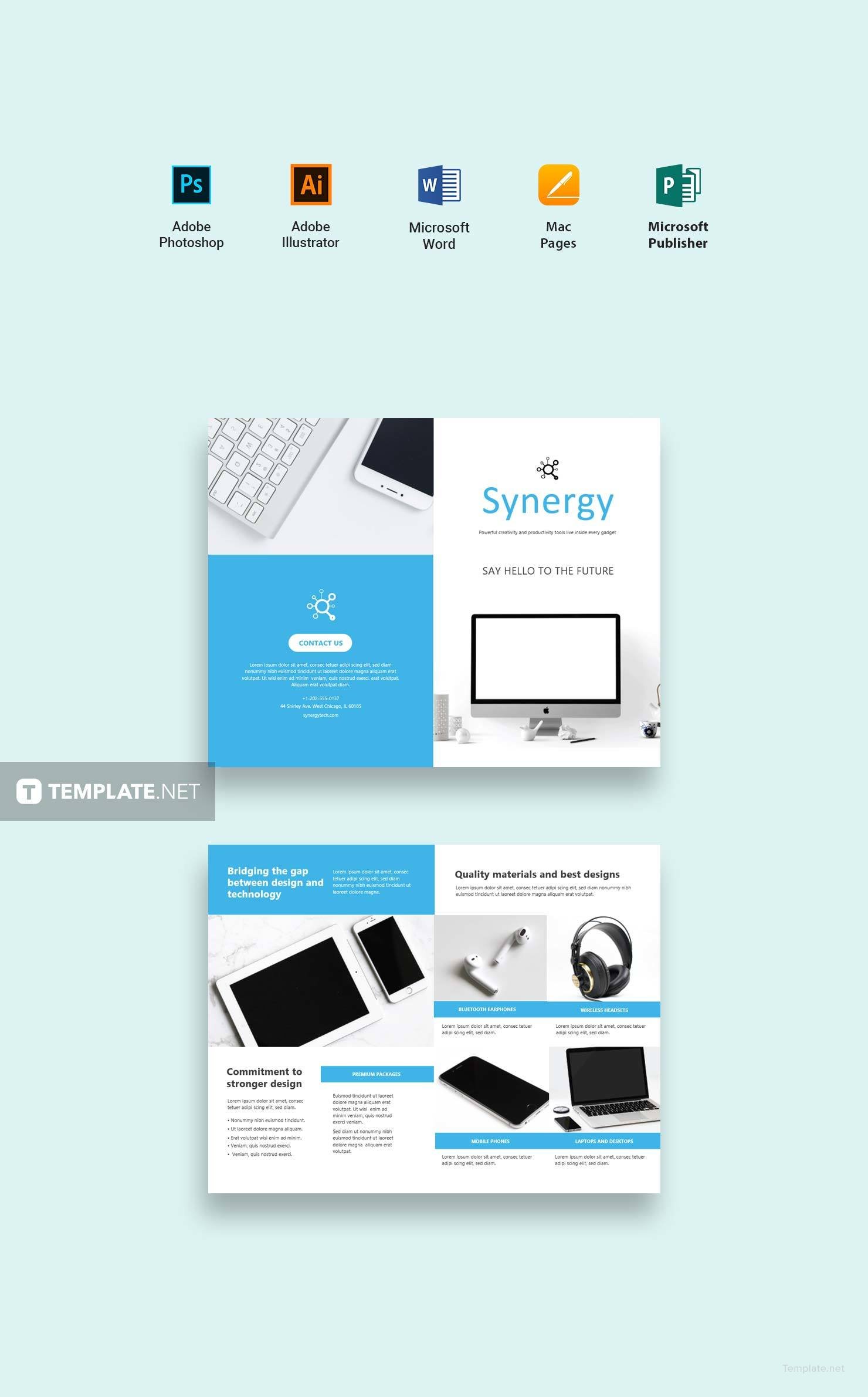 Product Brochure Template Free