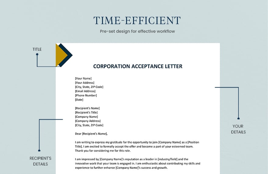 Corporation Acceptance Letter