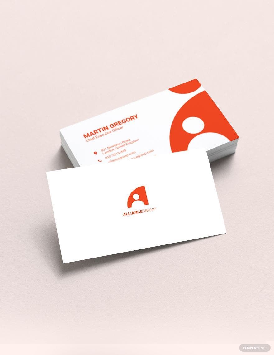 Modern CEO Business Card Template