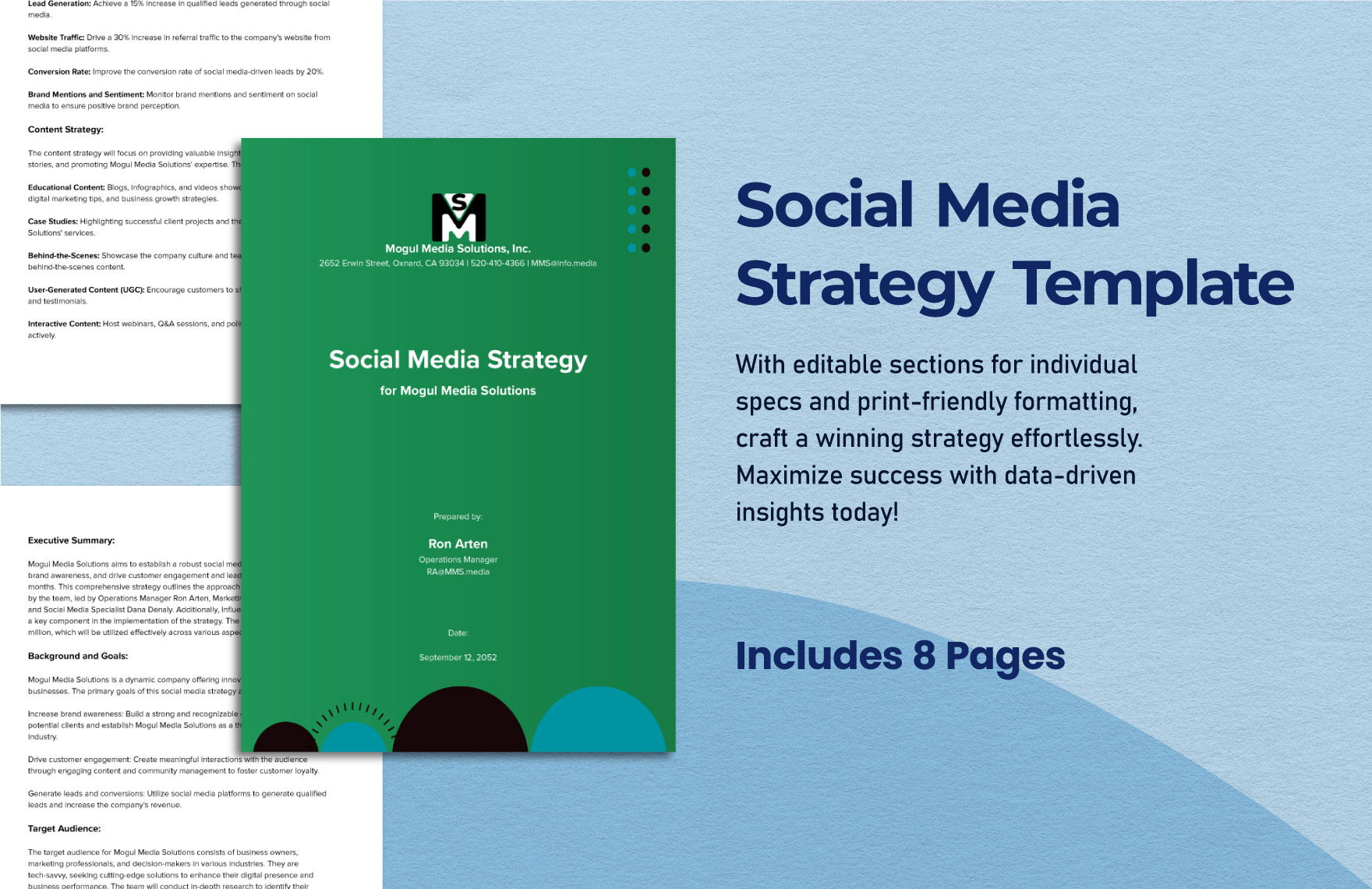 Social Media Strategy Template