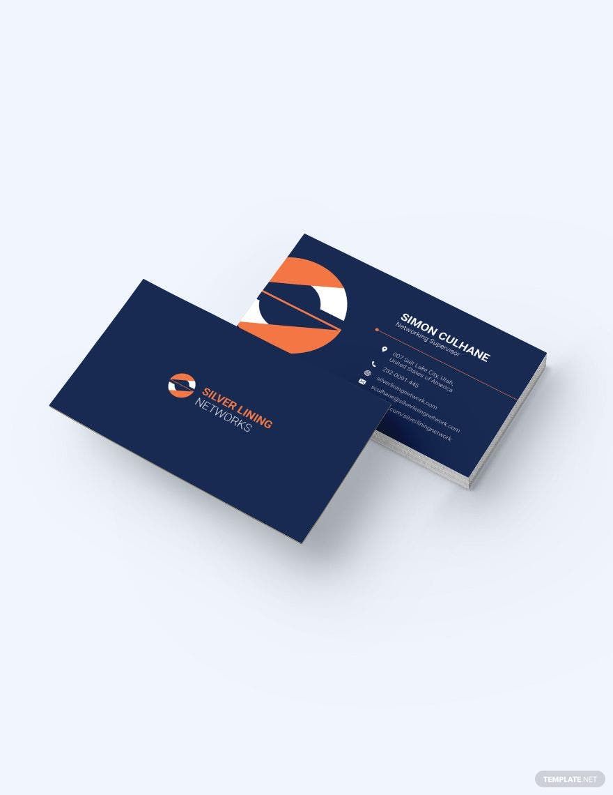Networking Business Card Template