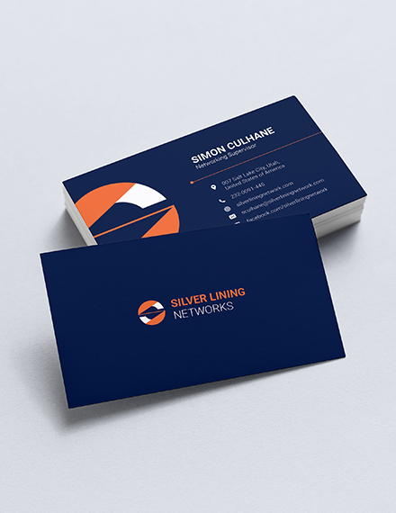 Networking Business Card Template In Adobe Photo Ilrator Networking Business Card Template