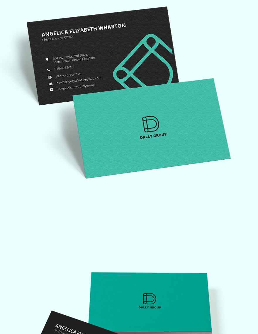 Simple CEO Business Card Template