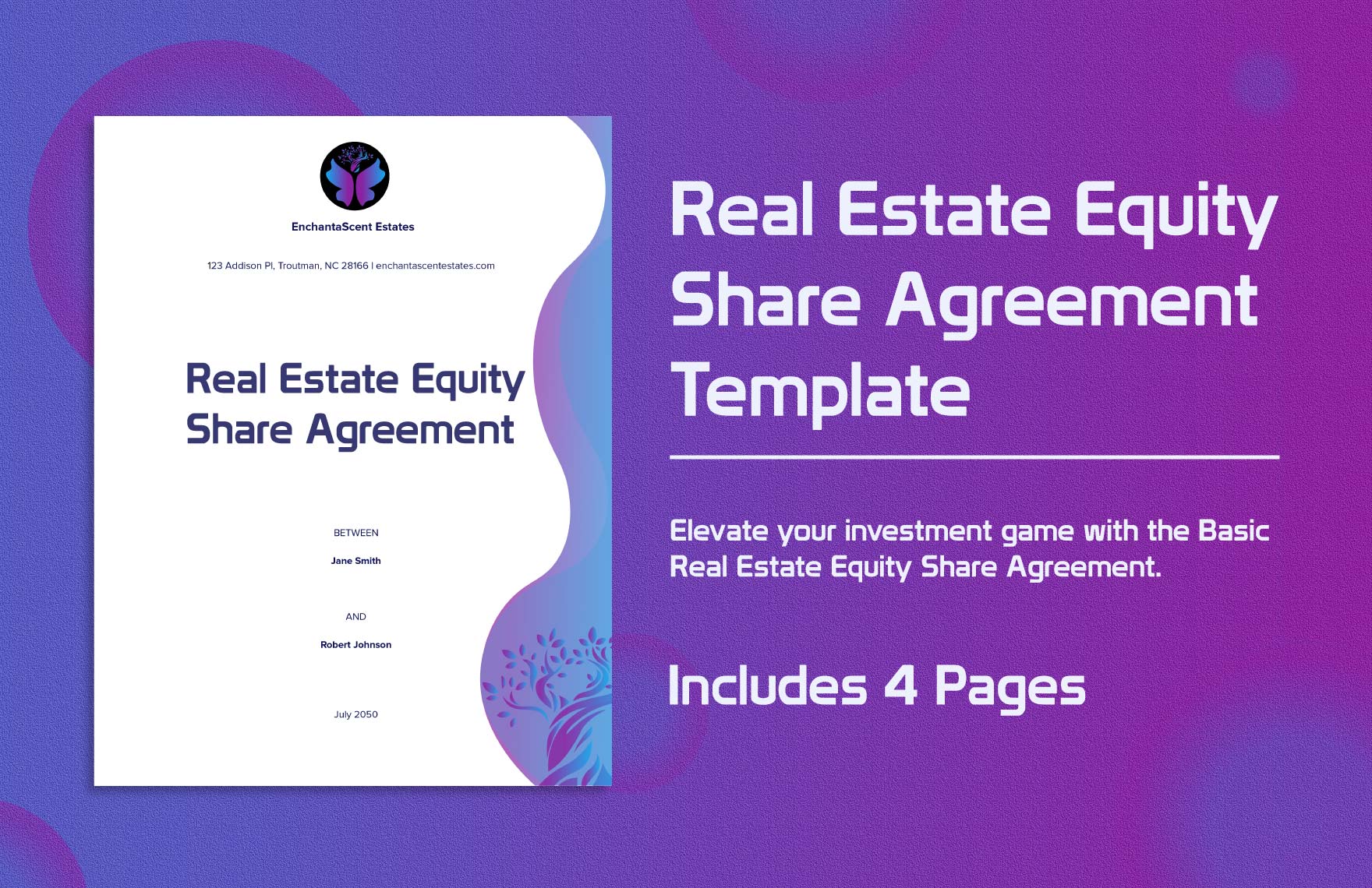  Basic Real Estate Equity Share Agreement