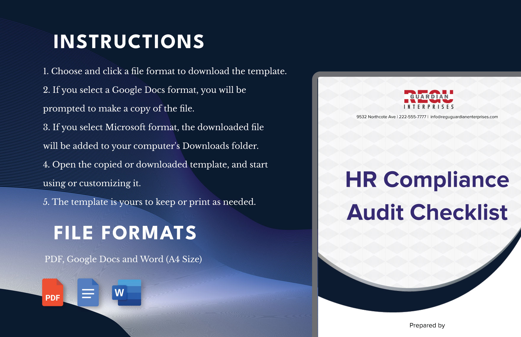 HR Compliance Audit Checklist Template