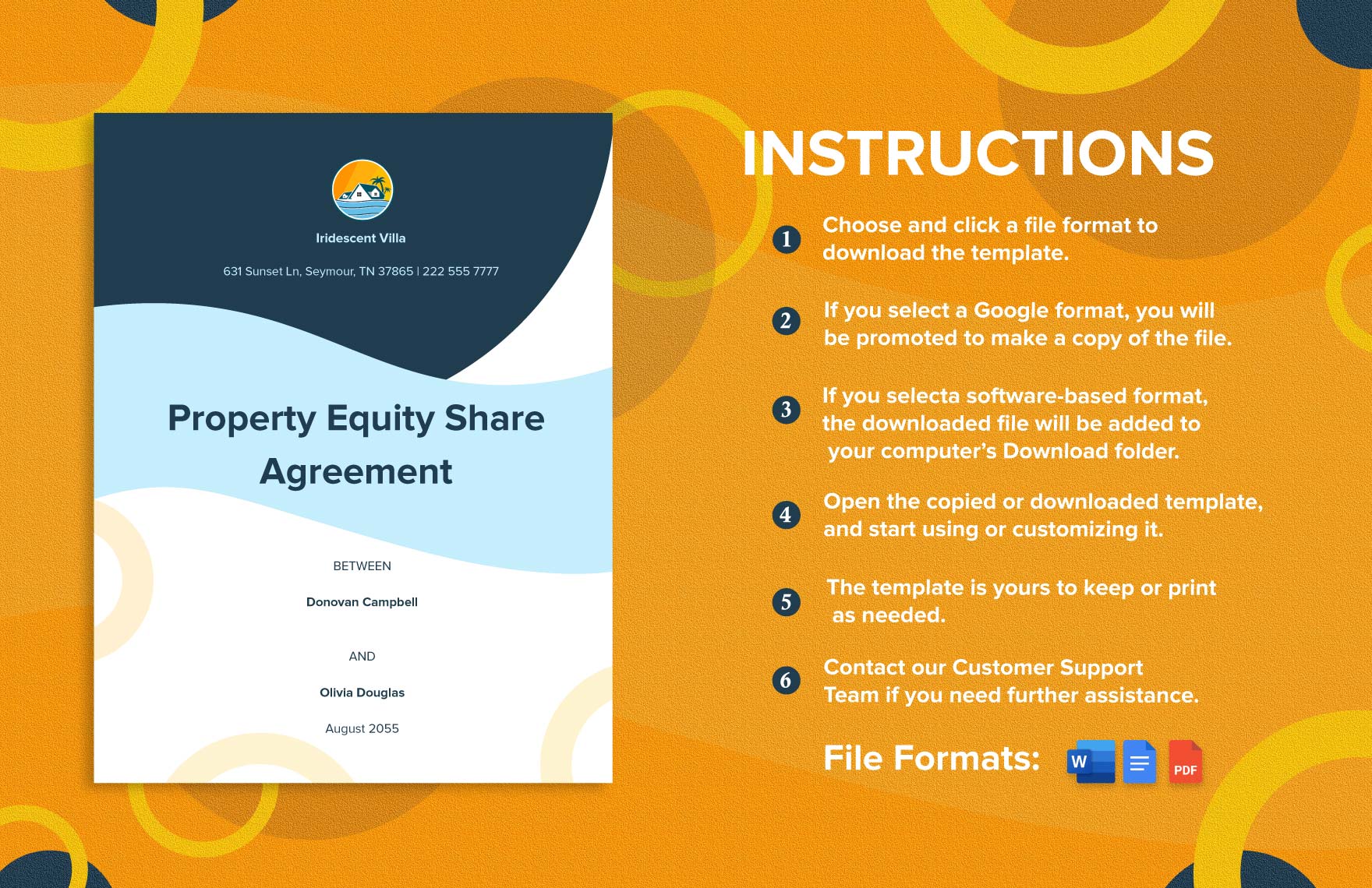  Simple Property Equity Share Agreement