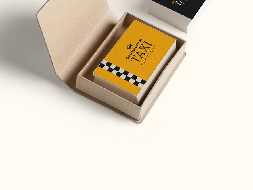 Taxi Service Business Card Template