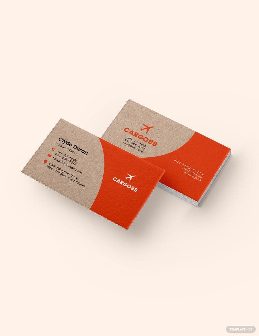 Transport Business Card Template in Word, Google Docs, Illustrator, PSD, Apple Pages, Publisher