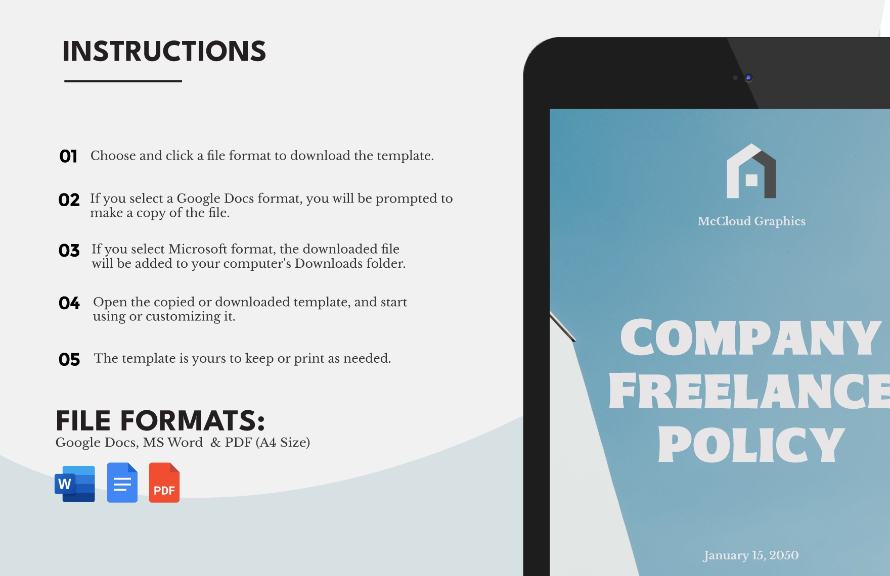 Company Freelance Policy Template