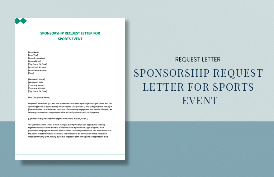 Sponsorship Request Letter For Sports Event