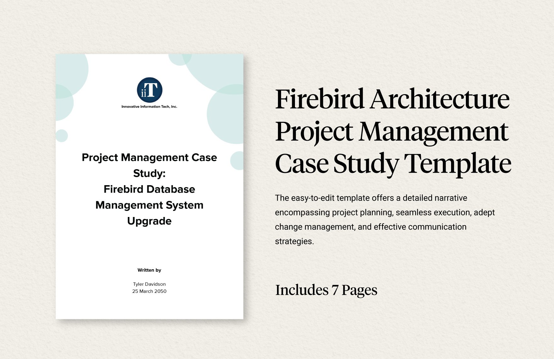 Firebird Architecture Project Management Case Study Template